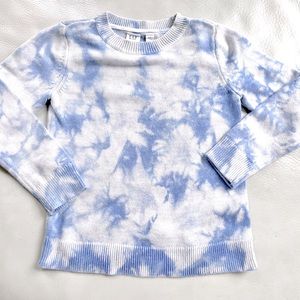 3/$25💥Gap Cotton Knit Tie-Dyed Look Pullover Sweater, Mock Neck, Long Sleeves